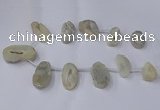 CTD2710 15.5 inches 20*30mm - 35*45mm freeform druzy agate beads