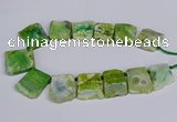 CTD2836 Top drilled 25*30mm - 35*45mm freeform agate beads