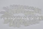 CTD2849 Top drilled 10*20mm - 15*50mm sticks quartz beads