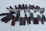 CTD2911 Top drilled 8*35mm - 10*65mm sticks agate beads