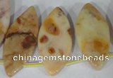 CTD30 Top drilled 15*30mm – 18*37mm marquise Morocco agate beads