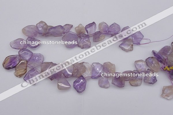 CTD303 Top drilled 15*20mm - 20*25mm freeform ametrine gemstone beads