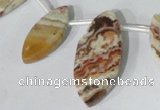 CTD32 Top drilled 11*23mm – 15*35mm marquise agate gemstone beads