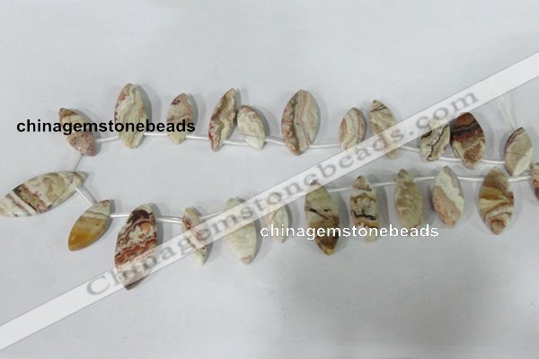 CTD32 Top drilled 11*23mm – 15*35mm marquise agate gemstone beads