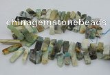 CTD3518 Top drilled 10*20mm - 12*40mm sticks amazonite beads