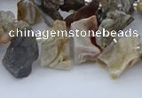 CTD3591 Top drilled 8*10mm - 15*25mm freeform druzy agate beads