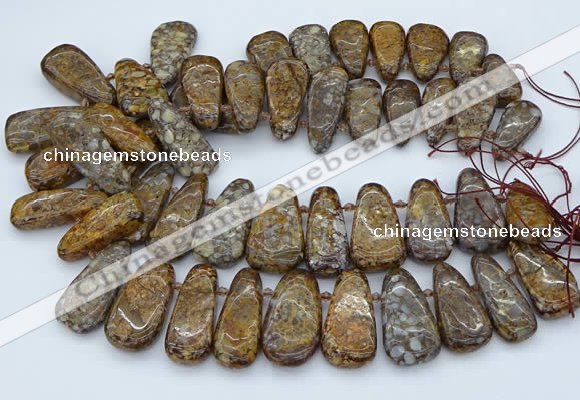 CTD3597 Top drilled 10*22mm - 20*45mm freeform opal gemstone beads