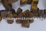 CTD3616 Top drilled 10*14mm - 13*18mm nuggets yellow tiger eye beads