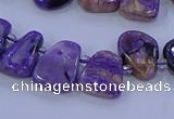 CTD3652 Top drilled 10*14mm - 15*20mm freeform charoite beads