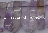 CTD366 Top drilled 10*25mm - 10*45mm wand amethyst beads