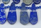 CTD3716 Top drilled 10*20mm - 15*45mm freeform lapis lazuli beads