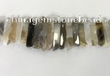 CTD3731 Top drilled 8*20mm - 10*50mm sticks agate gemstone beads