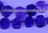 CTD3888 Top drilled 10*14mm - 11*15mm freeform charoite beads