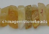 CTD393 Top drilled 6*15mm - 10*35mm wand citrine gemstone beads