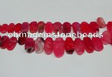 CTD4005 Top drilled 14*22mm - 22*42mm freeform agate gemstone beads