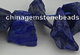 CTD432 15.5 inches 12*20mm - 15*25mm nuggets lapis lazuli beads