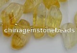 CTD452 15.5 inches 10*14mm - 15*30mm freeform citrine beads