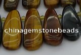 CTD474 15.5 inches 12*25mm - 15*45mm freeform yellow tiger eye beads