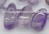 CTD481 Top drilled 10*22mm - 15*45mm freeform amethyst beads