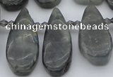 CTD495 Top drilled 10*22mm - 15*45mm freeform labradorite beads