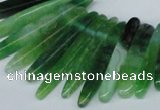 CTD586 Top drilled 6*20mm - 6*45mm wand agate gemstone beads