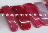 CTD598 Top drilled 10*30mm - 12*45mm wand agate gemstone beads