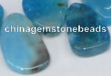 CTD689 Top drilled 18*25mm - 28*40mm freeform agate gemstone beads