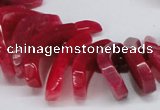 CTD711 Top drilled 12*25mm - 15*40mm wand agate gemstone beads