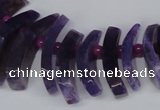 CTD712 Top drilled 12*25mm - 15*40mm wand agate gemstone beads