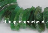 CTD721 Top drilled 12*25mm - 14*40mm wand agate gemstone beads