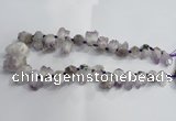 CTD953 Top drilled 10*15mm - 18*25mm nuggets druzy amethyst beads