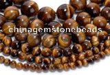 CTE02 15.5 inches round yellow tiger eye beads wholesale