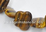 CTE09 18*22mm butterfly shape yellow tiger eye beads Wholesale
