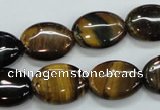 CTE103 15.5 inches 13*18mm oval yellow tiger eye beads wholesale