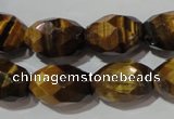 CTE1114 15.5 inches 13*18mm faceted rice yellow tiger eye beads