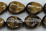 CTE114 15.5 inches 18*22mm nugget yellow tiger eye beads wholesale