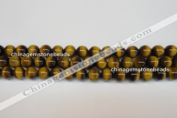 CTE1228 15.5 inches 10mm round A grade yellow tiger eye beads