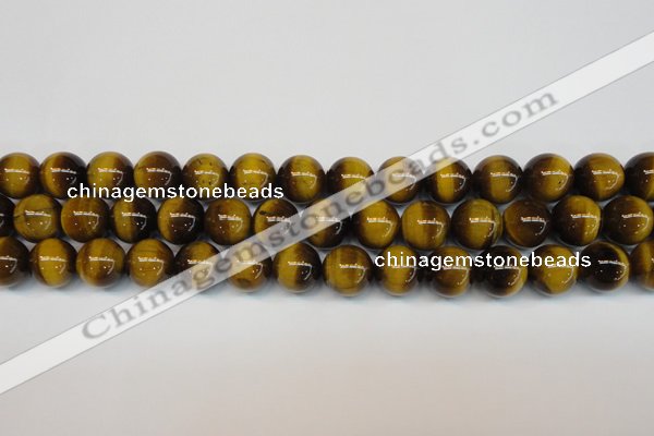 CTE1229 15.5 inches 12mm round A grade yellow tiger eye beads