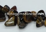 CTE123 15.5 inches 8*12mm nugget yellow tiger eye beads wholesale