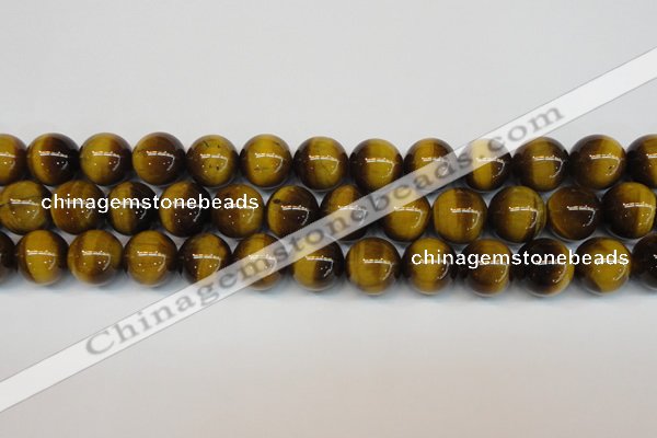 CTE1230 15.5 inches 14mm round A grade yellow tiger eye beads