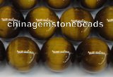 CTE1231 15.5 inches 16mm round A grade yellow tiger eye beads