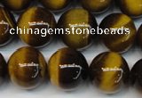 CTE1235 15.5 inches 8mm round A+ grade yellow tiger eye beads