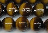 CTE1236 15.5 inches 10mm round A+ grade yellow tiger eye beads