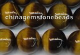 CTE1238 15.5 inches 14mm round A+ grade yellow tiger eye beads