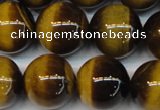 CTE1239 15.5 inches 16mm round A+ grade yellow tiger eye beads
