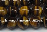 CTE1242 15.5 inches 6mm round AA grade yellow tiger eye beads