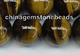 CTE1253 15.5 inches 12mm round AAA grade yellow tiger eye beads