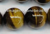 CTE1254 15.5 inches 14mm round AAA grade yellow tiger eye beads