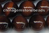 CTE1264 15.5 inches 14mm round AB grade red tiger eye beads