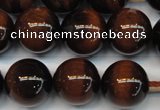 CTE1270 15.5 inches 10mm round AB+ grade red tiger eye beads